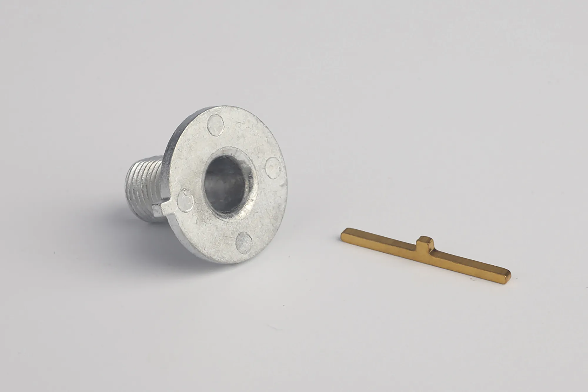 Ret. Collar Incl. Smart Slider for M10 External Thread 98-550-0  Eutrac Adapters & Components-Galvanized